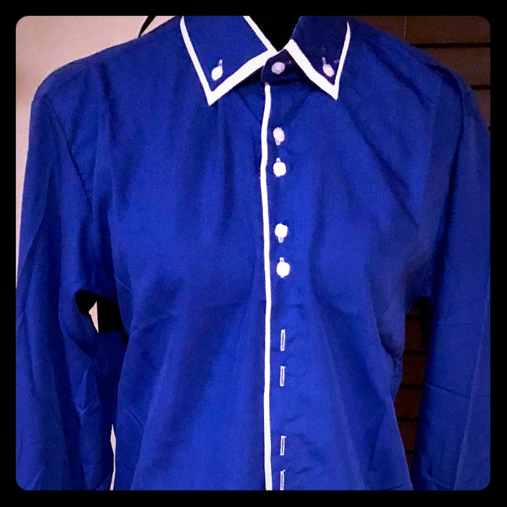 NWT (4) casual button down long sleeve shirts.